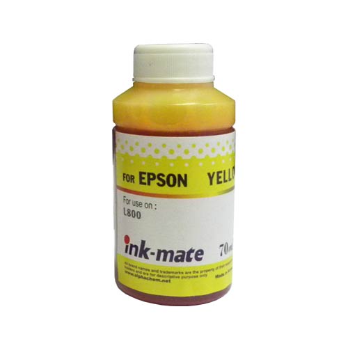 Чернила для EPSON T6734/T1704 L800 70мл, yellow, Dye EIM-801Y