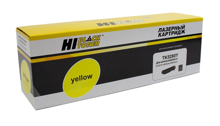 Тонер-картридж Hi-Black HB-TK-5280Y Yellow
