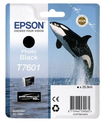 Картридж EPSON T7601 черный фото