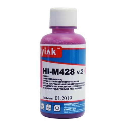 Чернила для HP 178/920/655/933/934/940/951 100мл, magenta, Pigment HI-M428