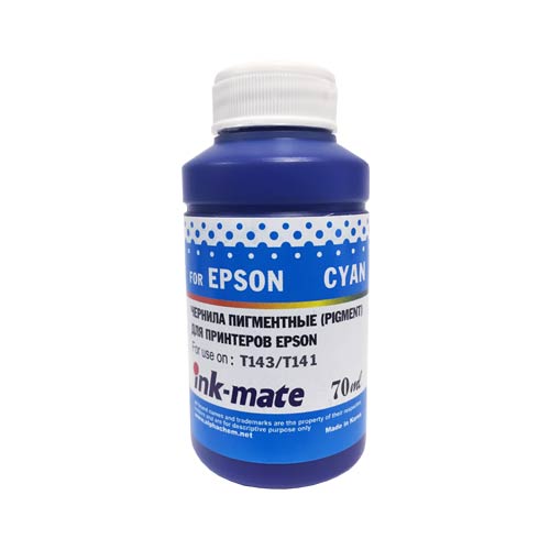 Чернила для EPSON Т143/T141 70мл, cyan, Pigment EIM-143PC