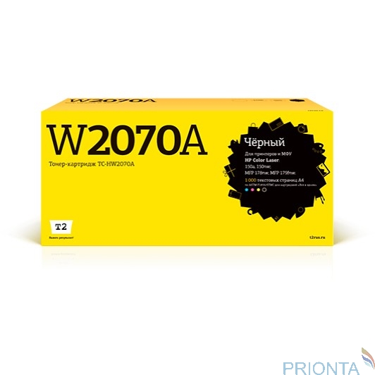 Тонер-картридж T2 W2070A черный