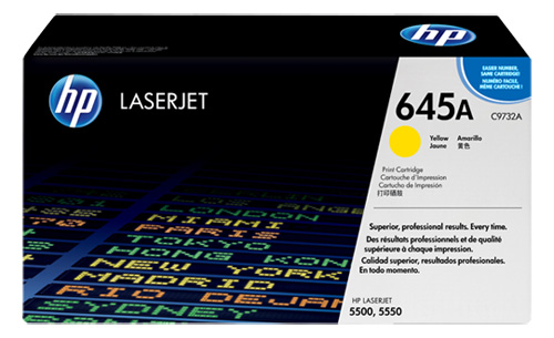 Картридж HP 645A Color LaserJet 5500/5550 yellow