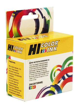Картридж Hi-Black для HP DJ 3320/3325/3420, №28, Color