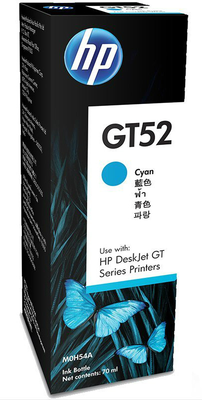 Бункер с чернилами HP GT52 голубая