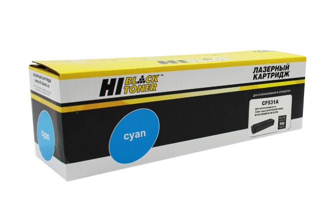 Картридж Hi-Black (HB-CF531A) для HP CLJ Pro M154A/M180n/M181fw, Cyan