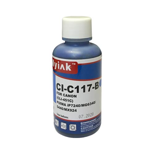 Чернила для CANON CLI-451C 100мл, cyan CI-C117-B
