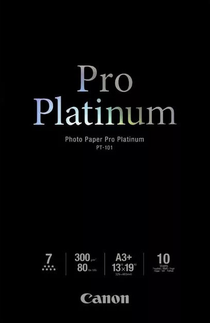 Фотобумага CANON Pro Platinum Глянцевая, 300г/м2 A3 20листов