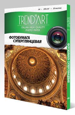Фотобумага TrendArt Premium High Glossy Inkjet PH240_A4_20