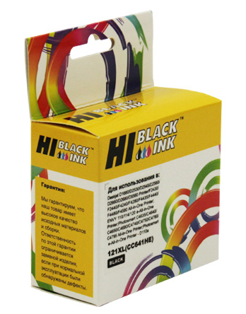 Картридж Hi-Black HB-CC641HE №121XL, Bk