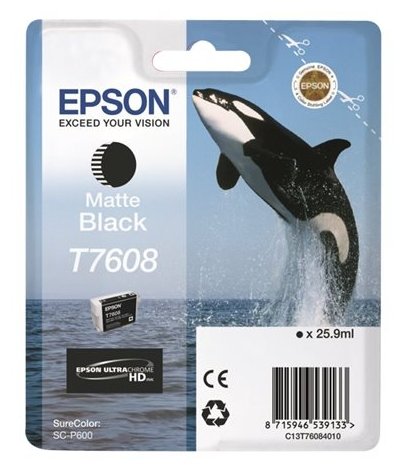 Картридж EPSON T7608 черный матовый