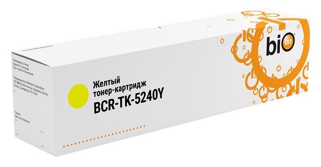 Тонер-картридж Bion BCR-TK-5240Y Yellow