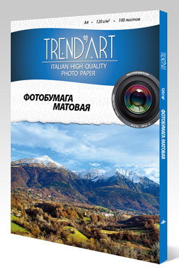 Фотобумага TrendArt Matte Coated Inkjet MC120_A4_100