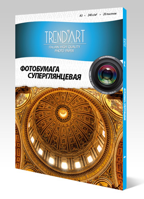 TrendArt Premium High Glossy Inkjet А3, 240г, 20