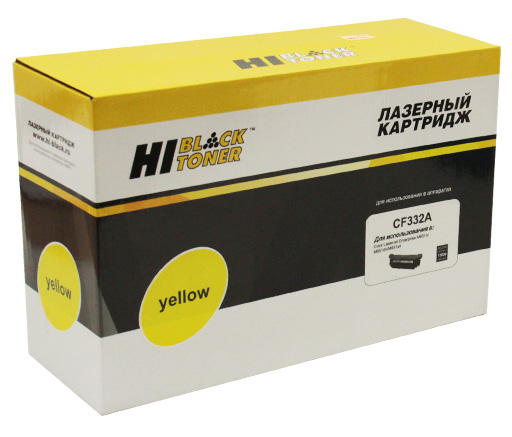 Картридж Hi-Black для HP 654A CLJ M651n/651dn/651xh yellow