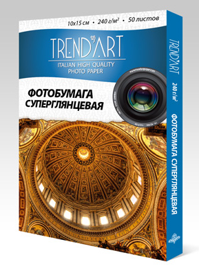 Фотобумага TrendArt Premium High Glossy Inkjet PH240_10X15_50