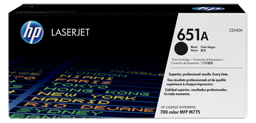 Kартридж HP CE340A 651A LaserJet Enterprise 700 color MFP M775 black