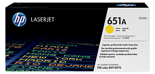 Kартридж HP CE342A 651A LaserJet Enterprise 700 color MFP M775 yellow