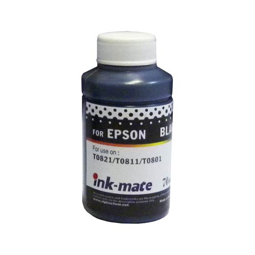 Чернила для EPSON T0821/T0811/T0801 70мл, black, Dye EIM-290A