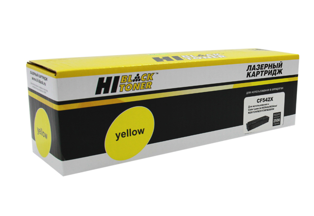 Картридж Hi-Black (HB-CF542X) для HP CLJ Pro M254nw/dw/M280nw/M281fdn/M281fdw, Yellow