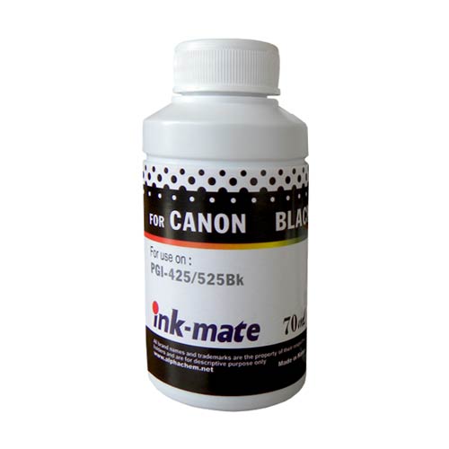 Чернила для CANON CLI-521Bk/CLI-8 70мл, black, Dye CIM-521С