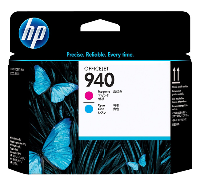 Печатающая головка HP 940 пурпурная и голубая