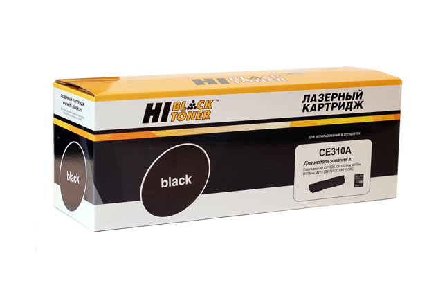 Тонер-картридж Hi-Black HB-CE310A № 126A черный