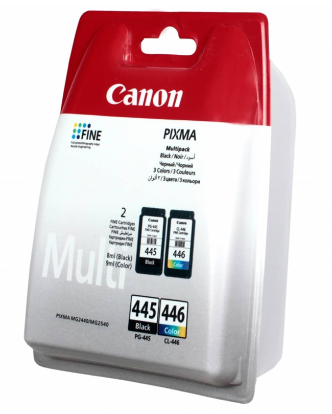 Набор картриджей Canon Pixma MG2440/2540 Multi Pack PG-445+CL-446 (О) 8283B004