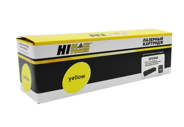 Картридж Hi-Black (HB-CF532A) для HP CLJ Pro M154A/M180n/M181fw, Yellow