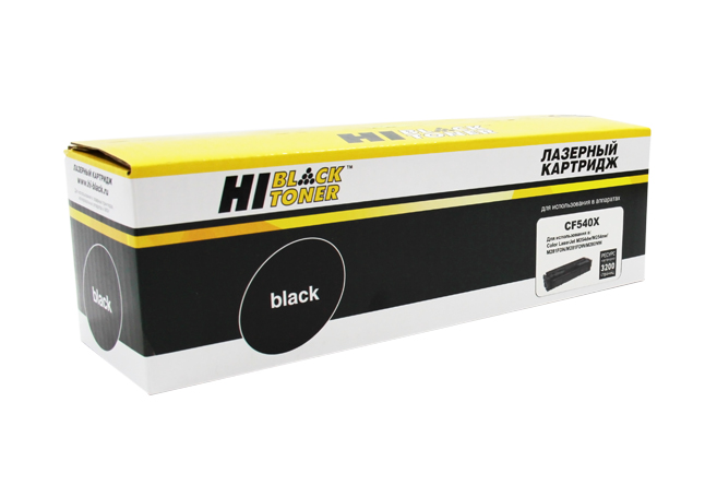 Картридж Hi-Black (HB-CF540X) для HP CLJ Pro M254nw/dw/M280nw/M281fdn/M281fdw, Black