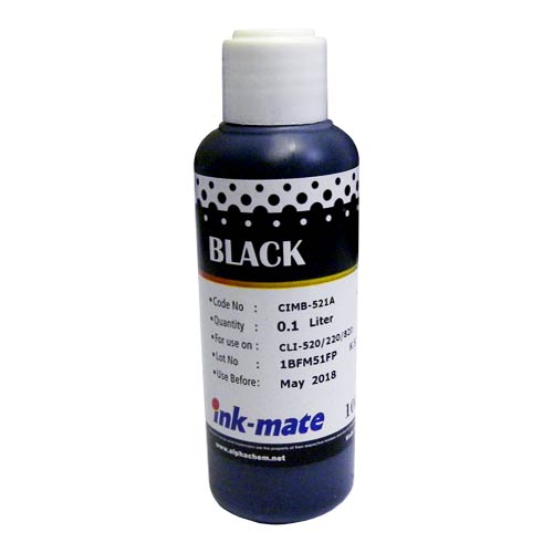 Чернила для CANON PGI-520Bk 100мл, black, Pigment CIM-521A