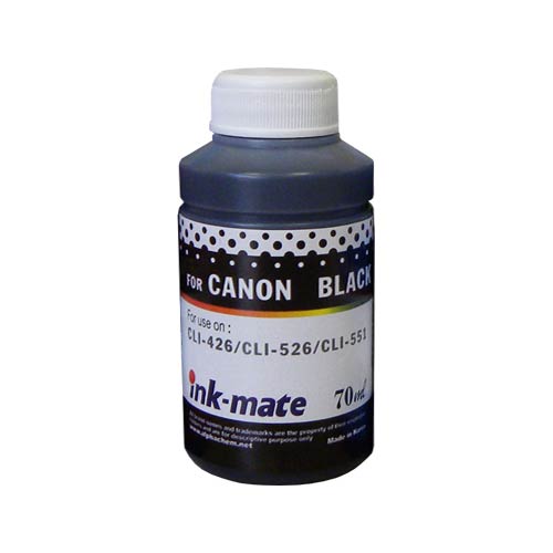 Чернила для CANON CLI-426BK/CLI-526BK/CLI-551BK 70мл, black, Dye CIM-720PB