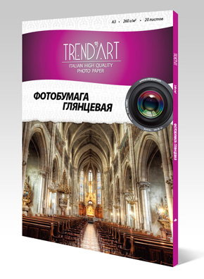 Фотобумага TrendArt High Glossy Inkjet H260_A3_20