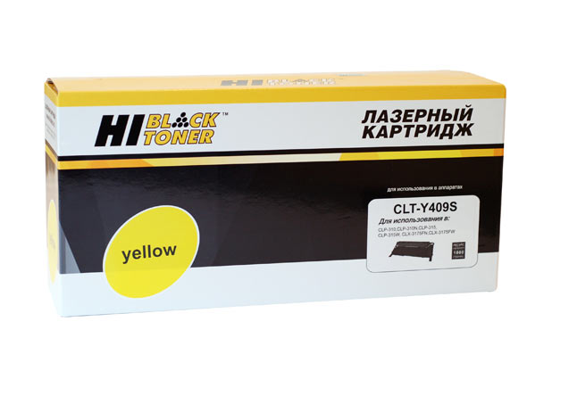 Тонер-картридж Hi-Black HB-CLT-Y409S Yellow