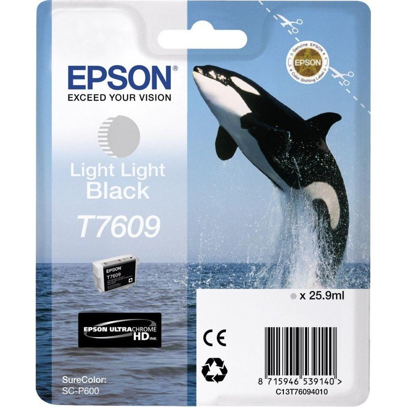 Картридж EPSON T7609 светло-серый