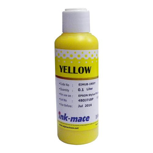 Чернила для EPSON T0874 R1900/2000 100мл, yellow, Pigment EIMUB-1900Y
