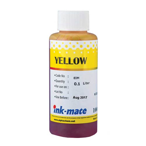 Чернила для EPSON T1054 100мл, yellow, Dye EIM-110Y