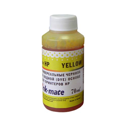 Чернила универсальные для HP 70мл, yellow, Dye HIMB-UY