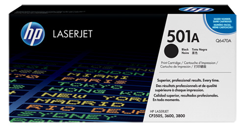 Картридж HP 501A LaserJet CP3505/3600/3800 black