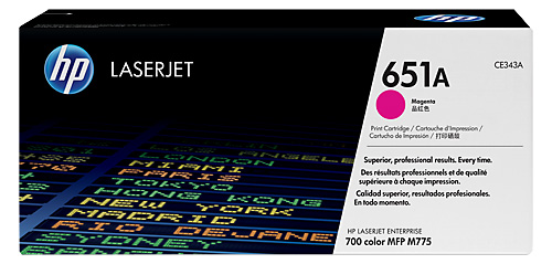 Kартридж HP CE343A 651A LaserJet Enterprise 700 color MFP M775 magenta