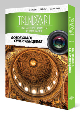 Фотобумага TrendArt Premium High Glossy Inkjet PH240_10X15_20